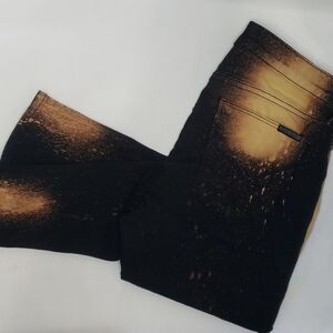 𝅺HUDSON Jeans Nicole Bleach Splatter Galaxy Super Skinny Mid Rise